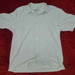 Tommy Bahama Blue Casual Button Down Shirt
